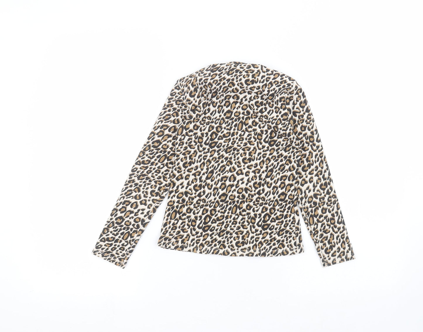 George Boys White Animal Print  Basic T-Shirt Size 7-8 Years