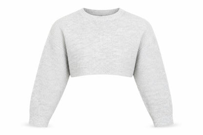 Womens UK Size L New Look Grey Pullover Jumper