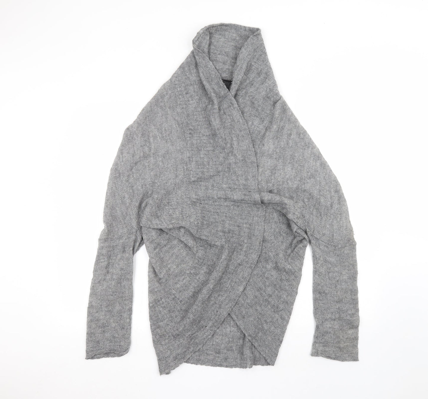 H&M Womens Grey   Cardigan Jumper Size M