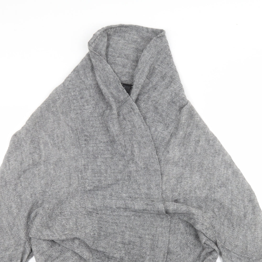 H&M Womens Grey   Cardigan Jumper Size M