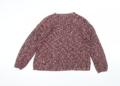 Womens UK Size 14 Marks and Spencer Red Pullover Jumper
