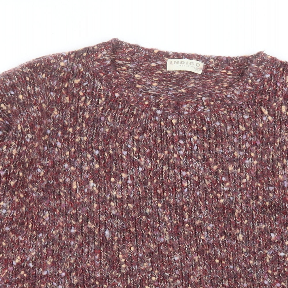 Womens UK Size 14 Marks and Spencer Red Pullover Jumper