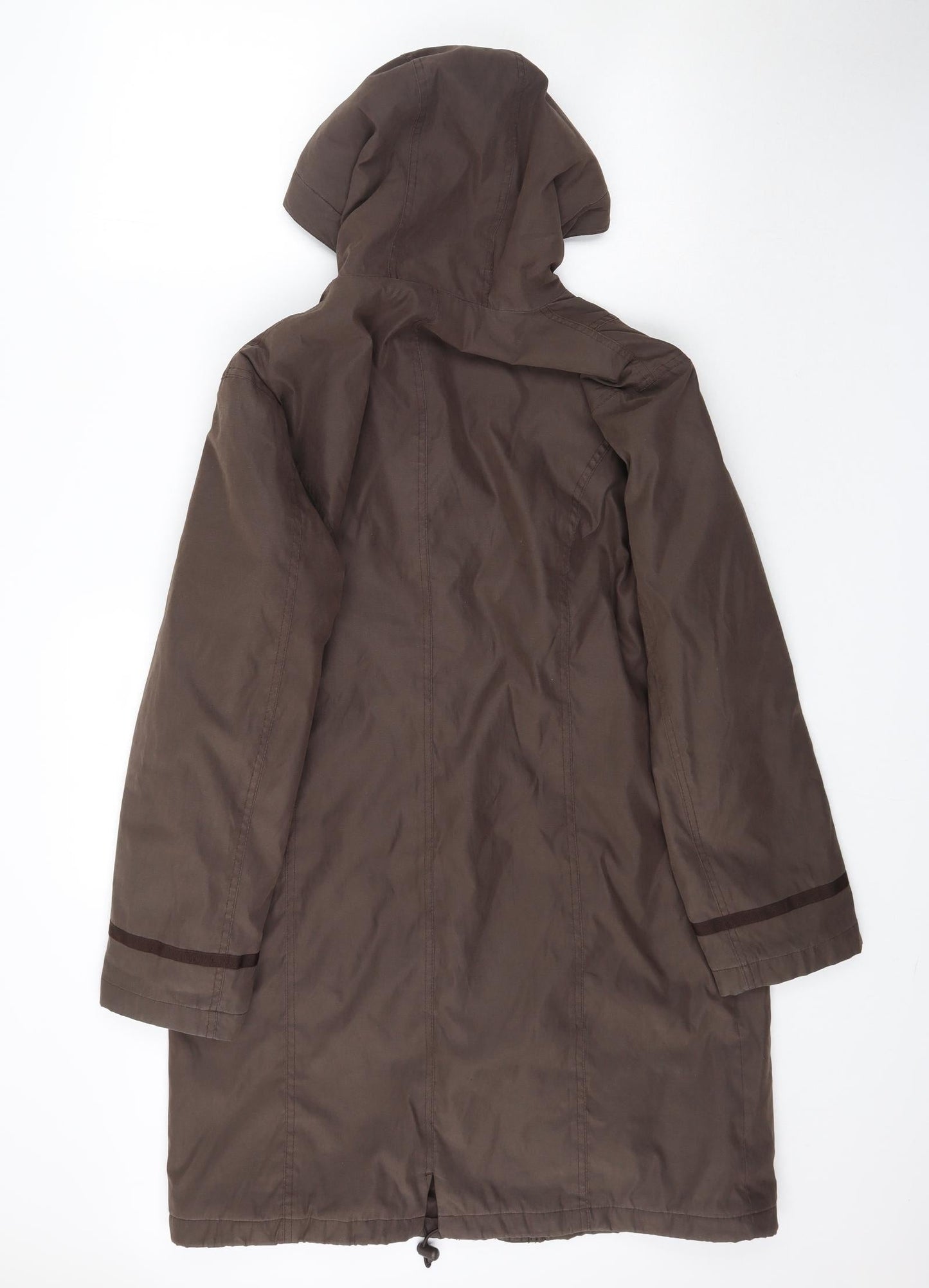 Womens UK Size M Per Una Brown Parka Coat