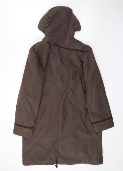 Womens UK Size M Per Una Brown Parka Coat