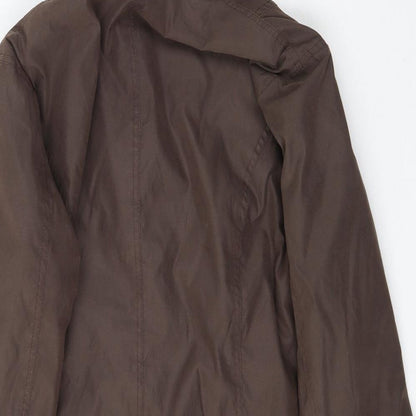 Womens UK Size M Per Una Brown Parka Coat