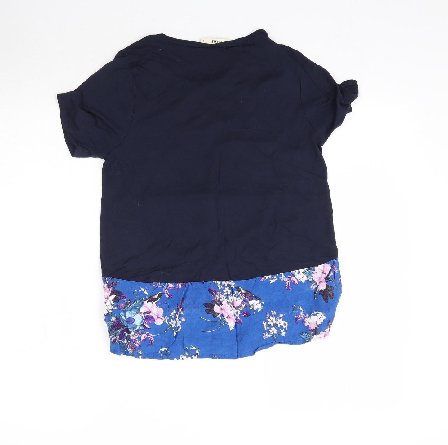 Womens UK Size S Oasis Blue Basic Blouse