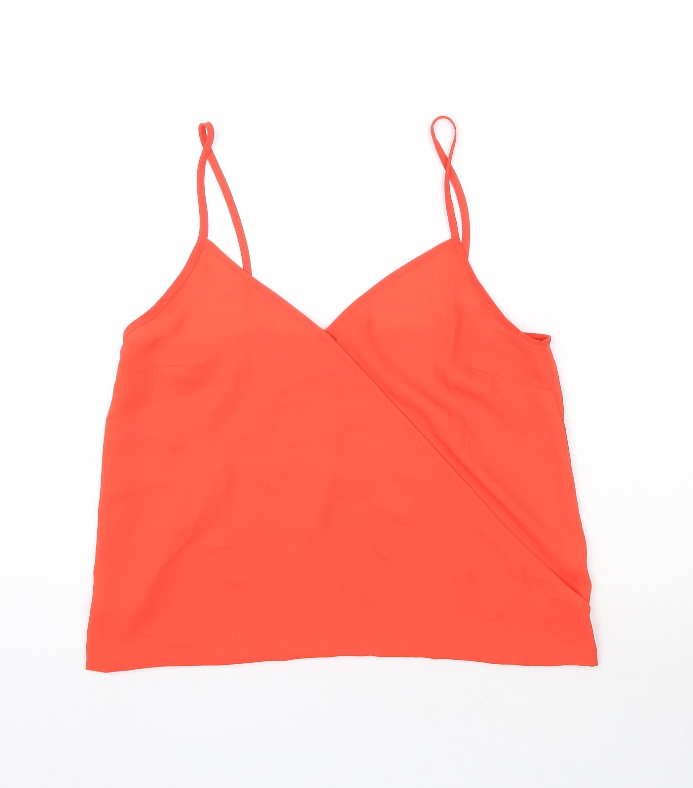 Womens UK Size M FOREVER 21 Orange Camisole Blouse