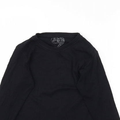 Basic Tee Womens Black   Basic T-Shirt Size M