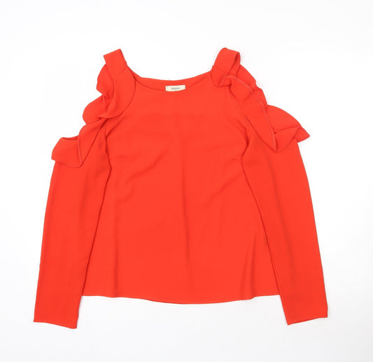 Matalan Womens Red   Basic Blouse Size 12