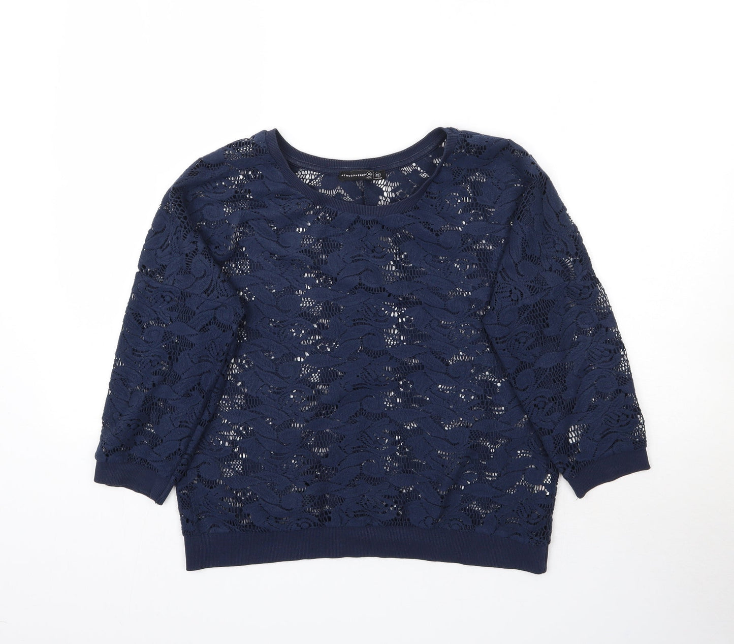 Womens UK Size 10 Atmosphere Blue Pullover Jumper