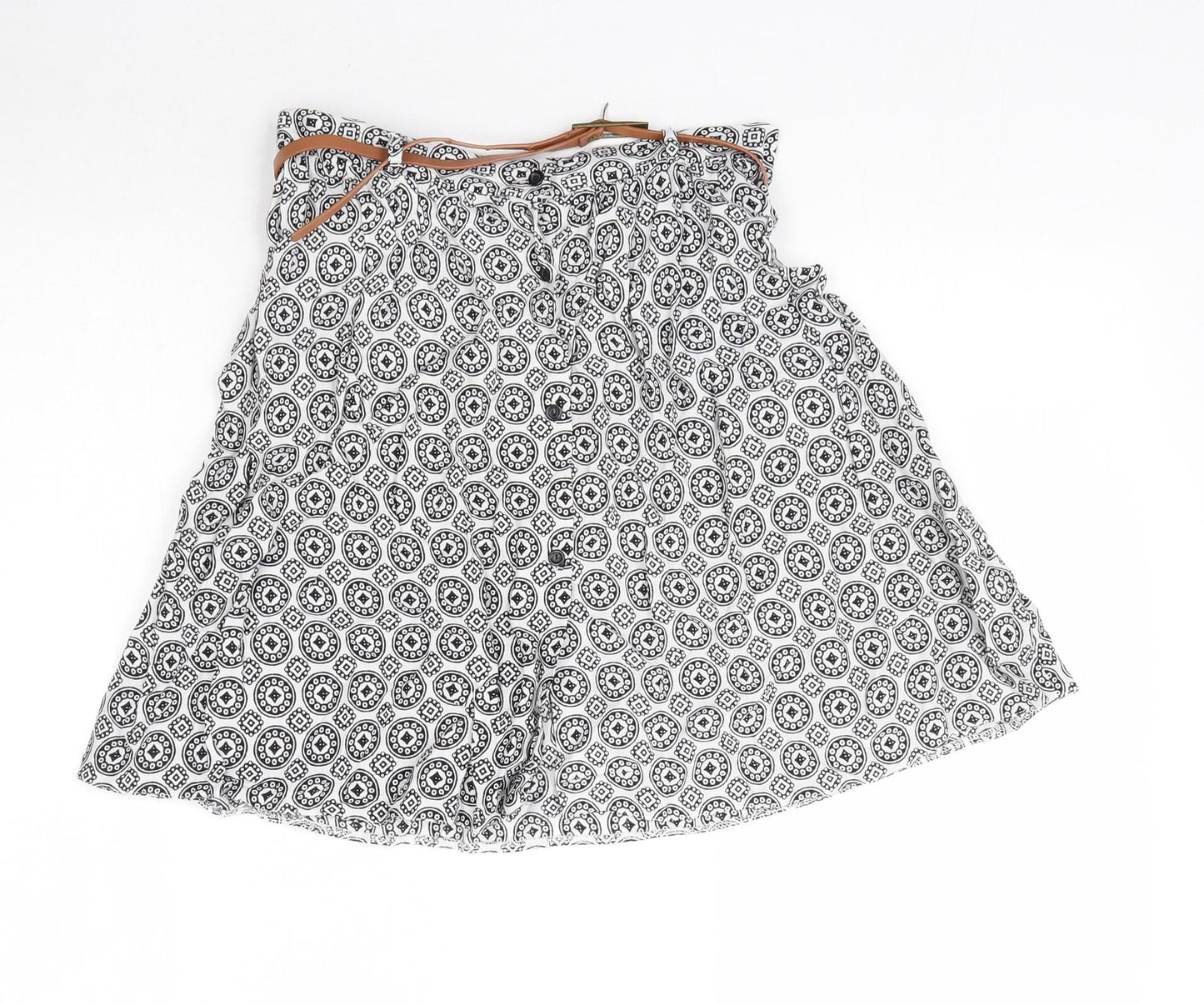 Atmosphere Womens Multicoloured Geometric  A-Line Skirt Size 6