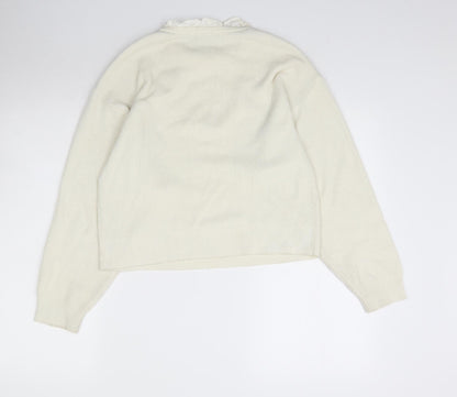 Womens UK Size 6 ASOS Ivory Pullover Jumper