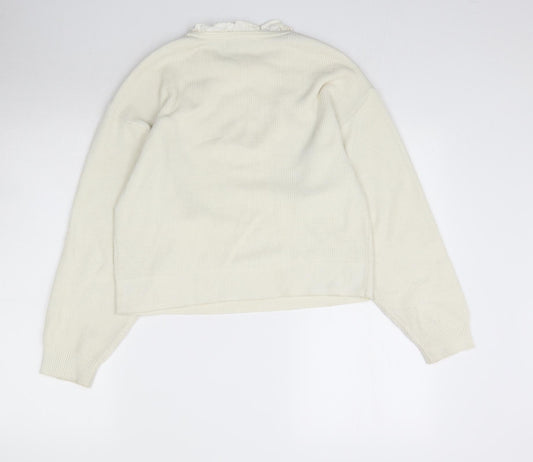 Womens UK Size 6 ASOS Ivory Pullover Jumper