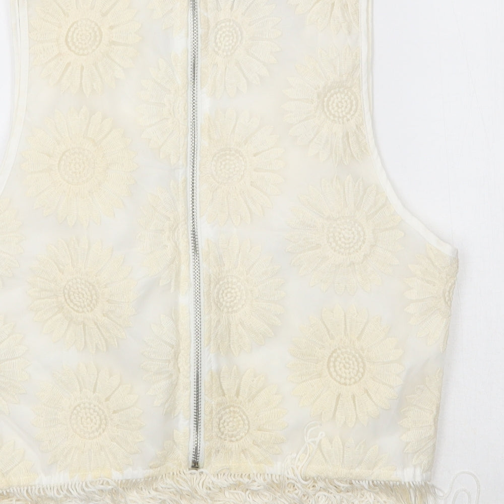 Parisian Womens Ivory   Basic Blouse Size 12