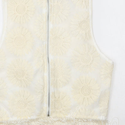 Parisian Womens Ivory   Basic Blouse Size 12