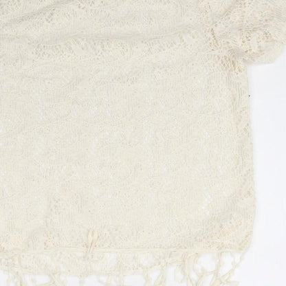 George Womens Ivory   Basic Blouse Size L