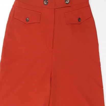 Womens UK Size 12 New Look Regular Fit  Orange Trousers