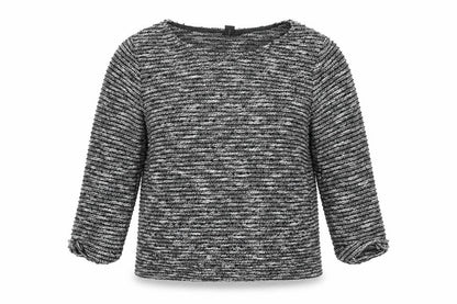 Womens UK Size 12 Izabel London Black Pullover Jumper