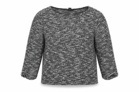 Womens UK Size 12 Izabel London Black Pullover Jumper