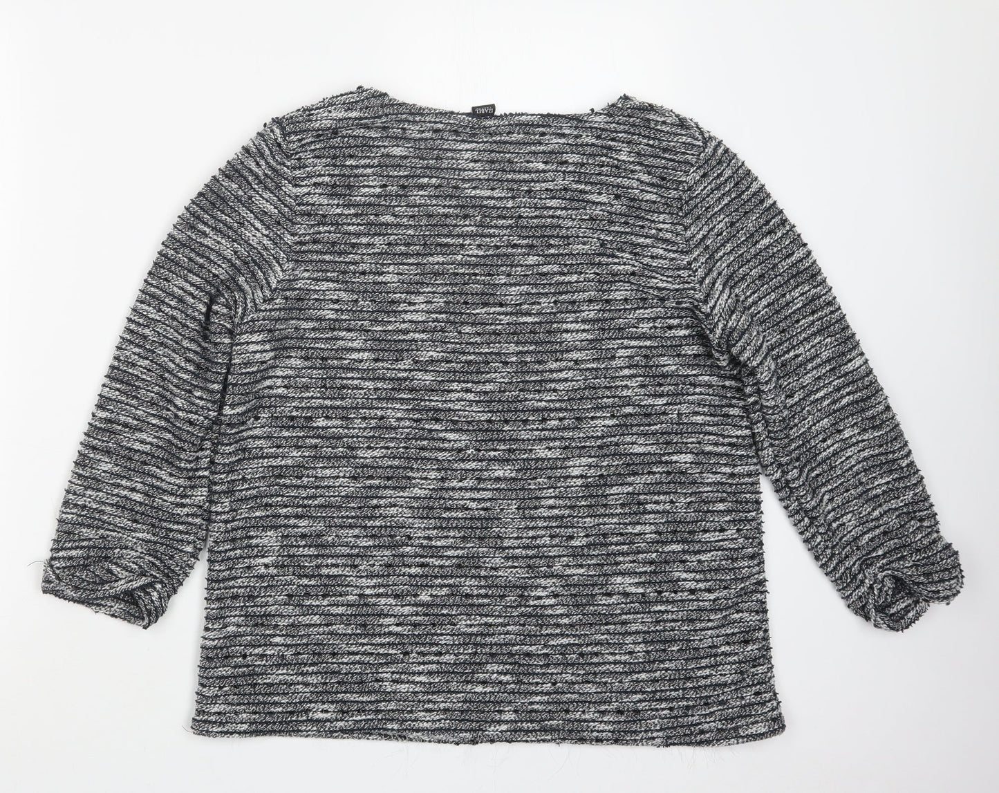 Womens UK Size 12 Izabel London Black Pullover Jumper