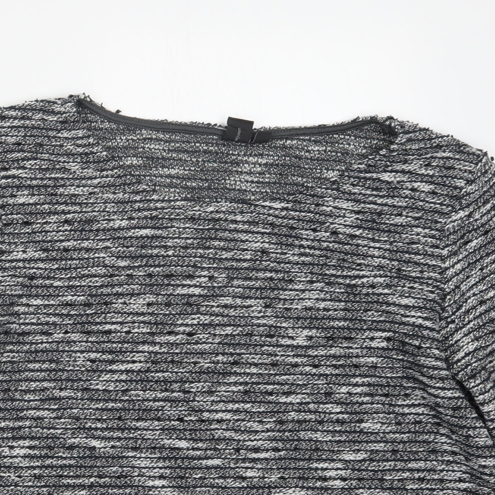 Womens UK Size 12 Izabel London Black Pullover Jumper