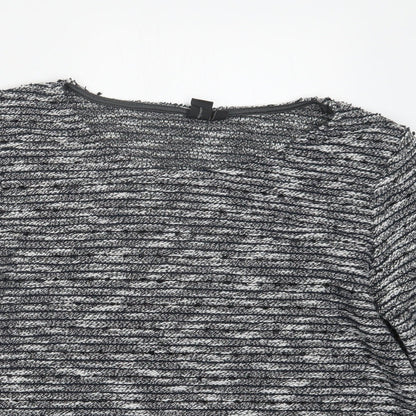 Womens UK Size 12 Izabel London Black Pullover Jumper