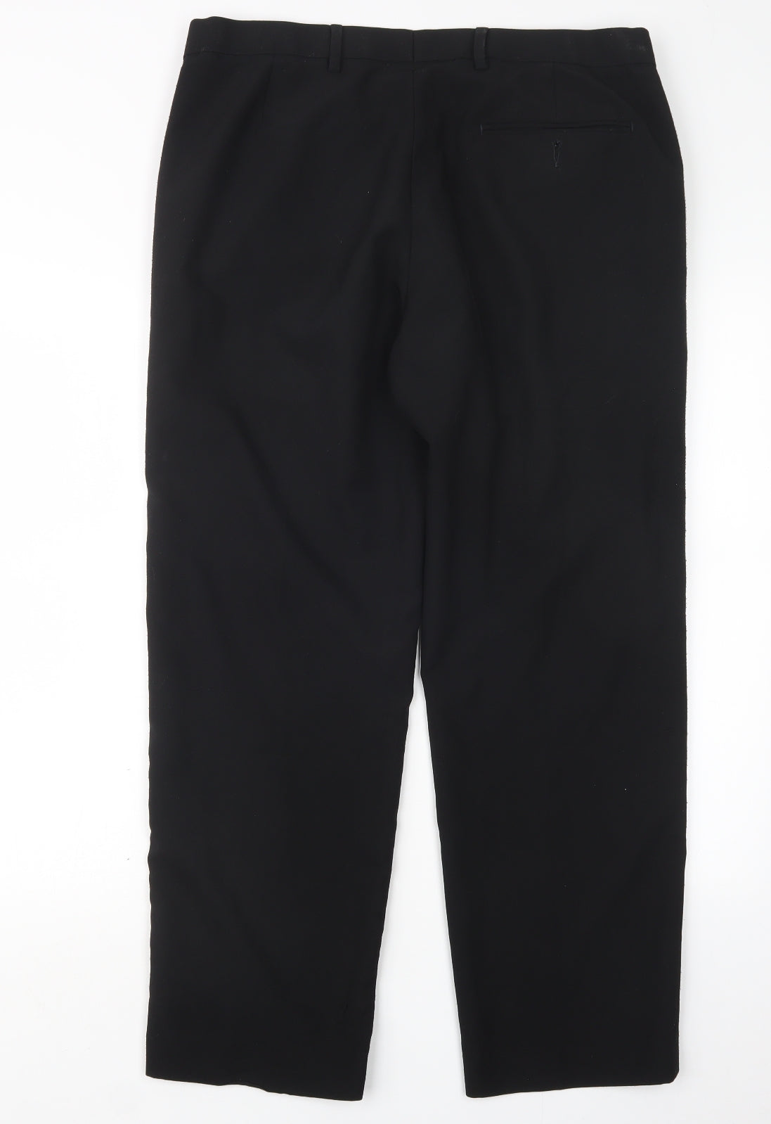 Marks and Spencer Mens Black   Trousers  Size 35 in L27 in