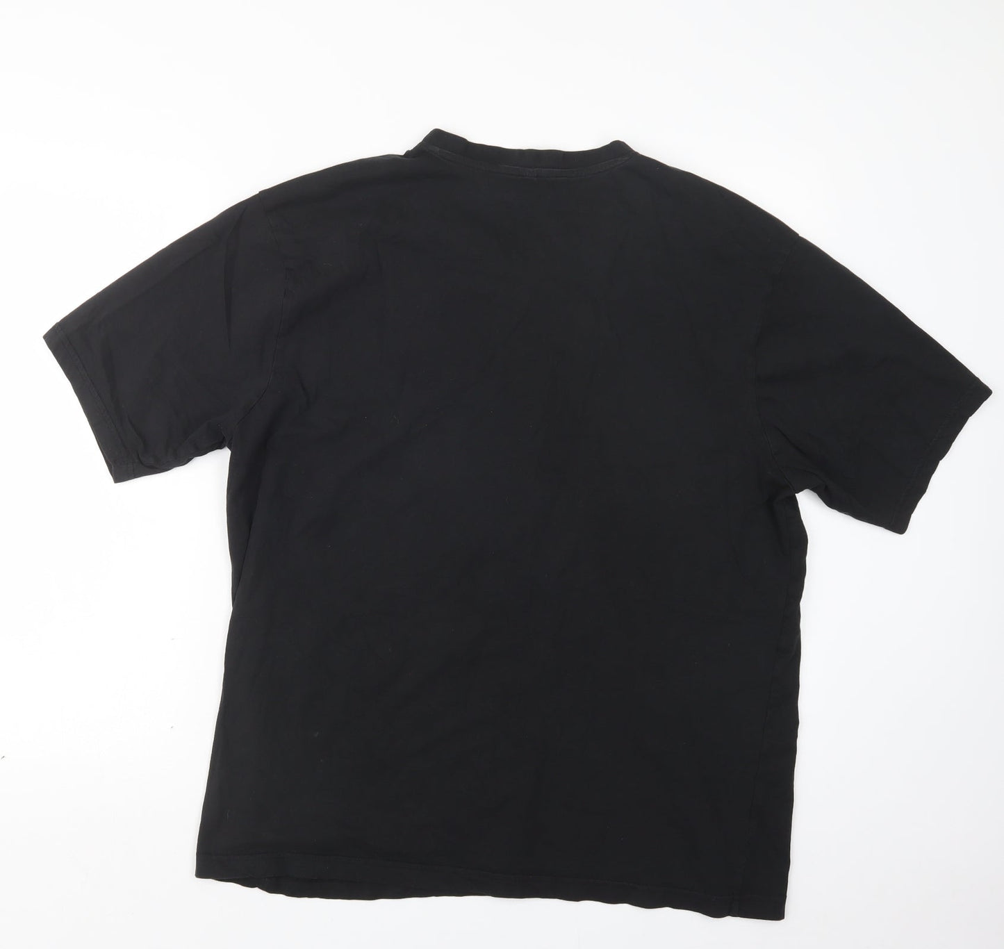 Womens UK Size 3XL Donnay Black Basic T-Shirt