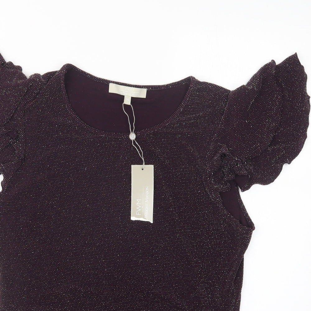 Matalan Womens Purple   Basic Blouse Size 14