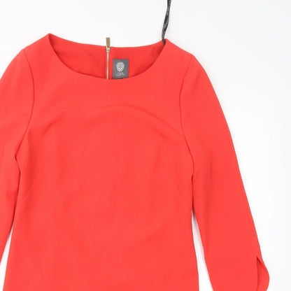 Vince Camuto Womens Red   Shirt Dress  Size 12