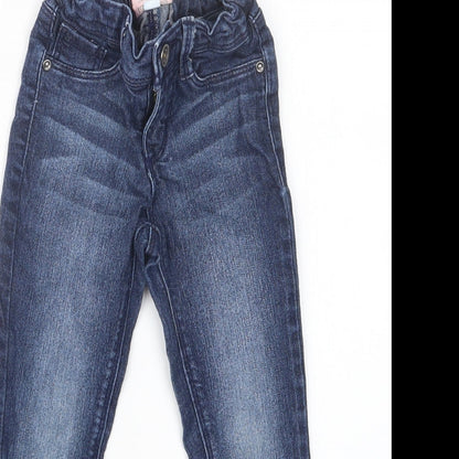 Squeeze Girls Blue  Denim Straight Jeans Size 4 Years