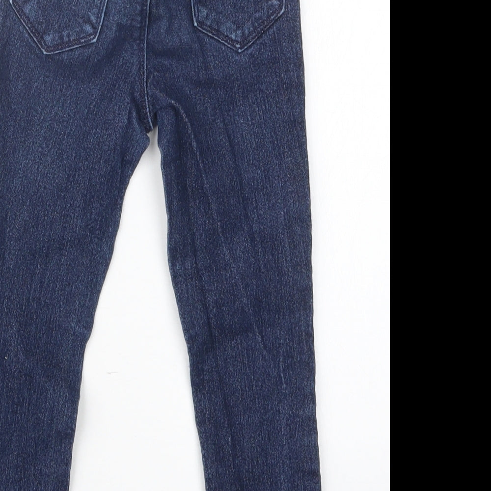 Squeeze Girls Blue  Denim Straight Jeans Size 4 Years