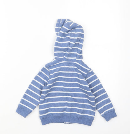 F&F Boys Blue Striped  Jacket  Size 3-6 Months