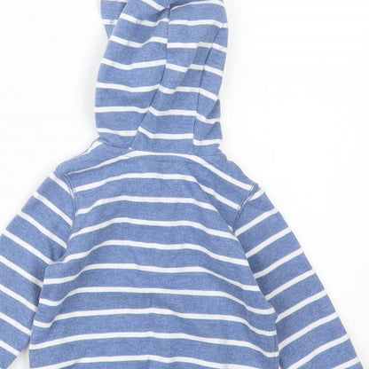 F&F Boys Blue Striped  Jacket  Size 3-6 Months