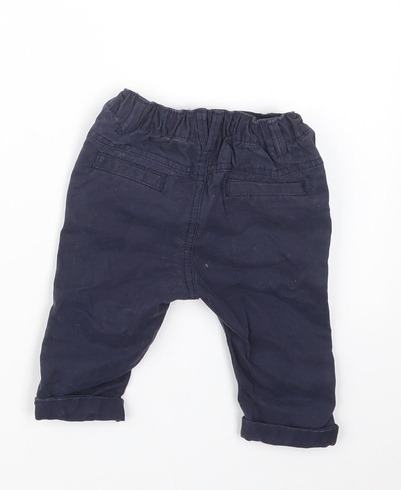 NEXT Boys Blue   Cargo Trousers Size 3-6 Months
