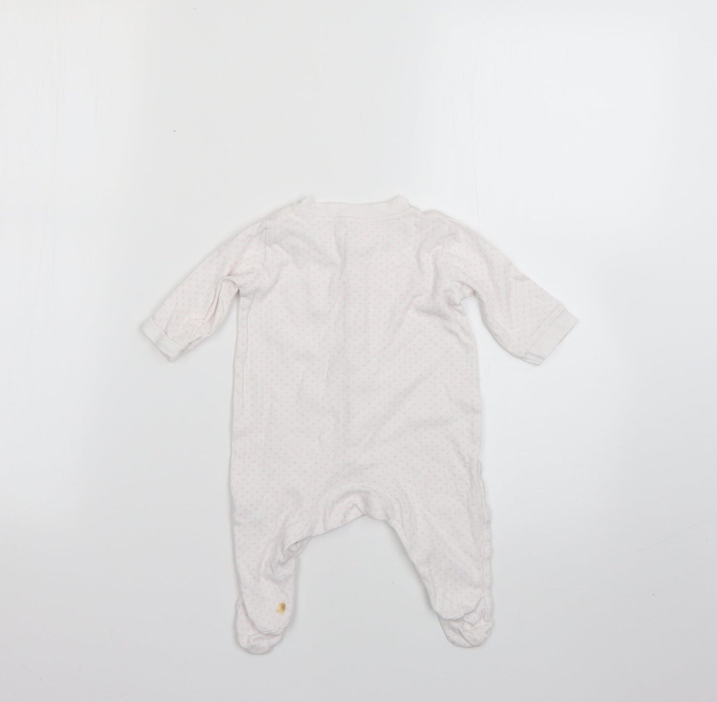 George Baby Pink Polka Dot  Babygrow One-Piece Size 0-3 Months