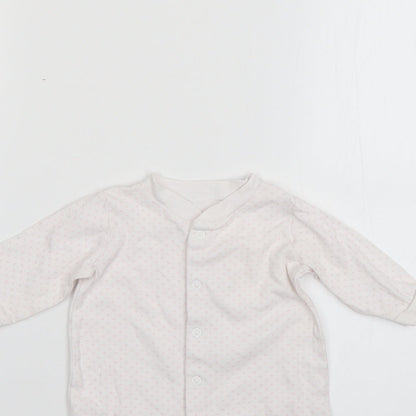 George Baby Pink Polka Dot  Babygrow One-Piece Size 0-3 Months