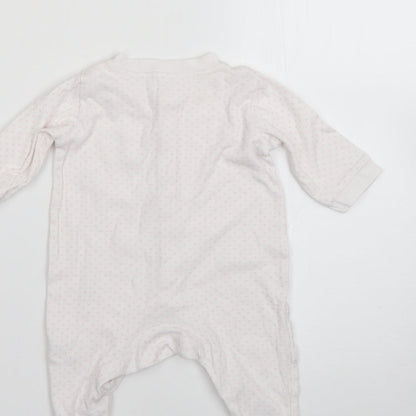 George Baby Pink Polka Dot  Babygrow One-Piece Size 0-3 Months