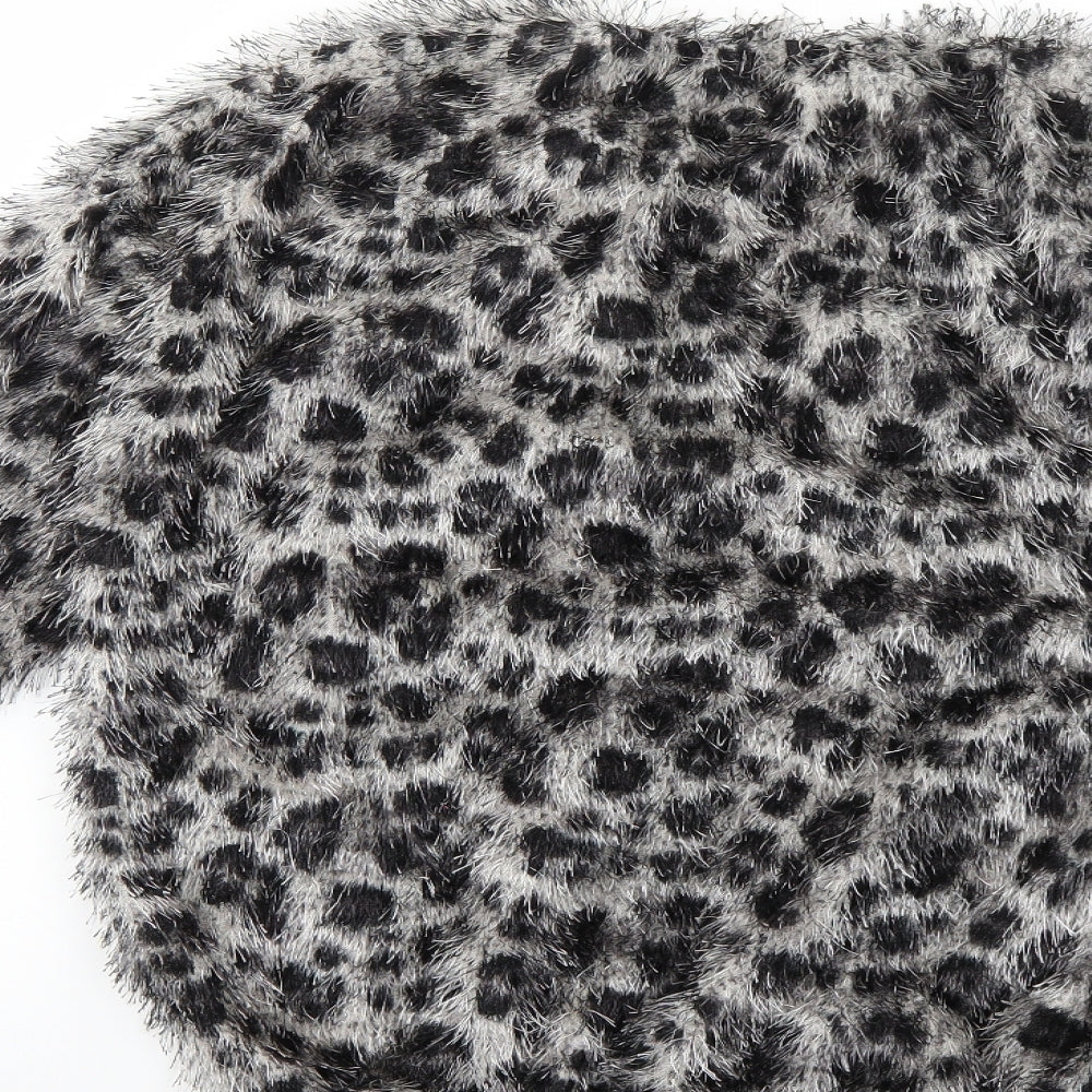 George Womens Multicoloured Animal Print  Pullover Jumper Size 16