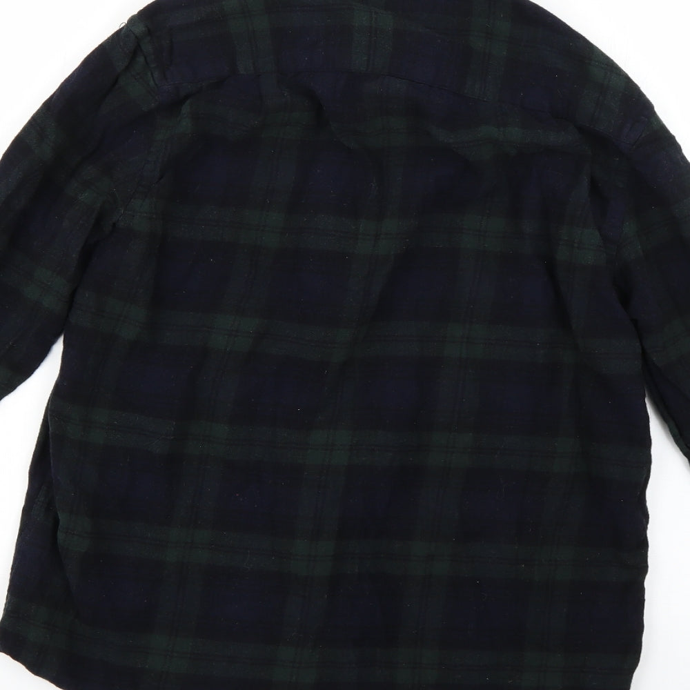 Mens UK Size S Cedar Wood State Multicoloured  Button-Up Long Sleeve Casual Shir