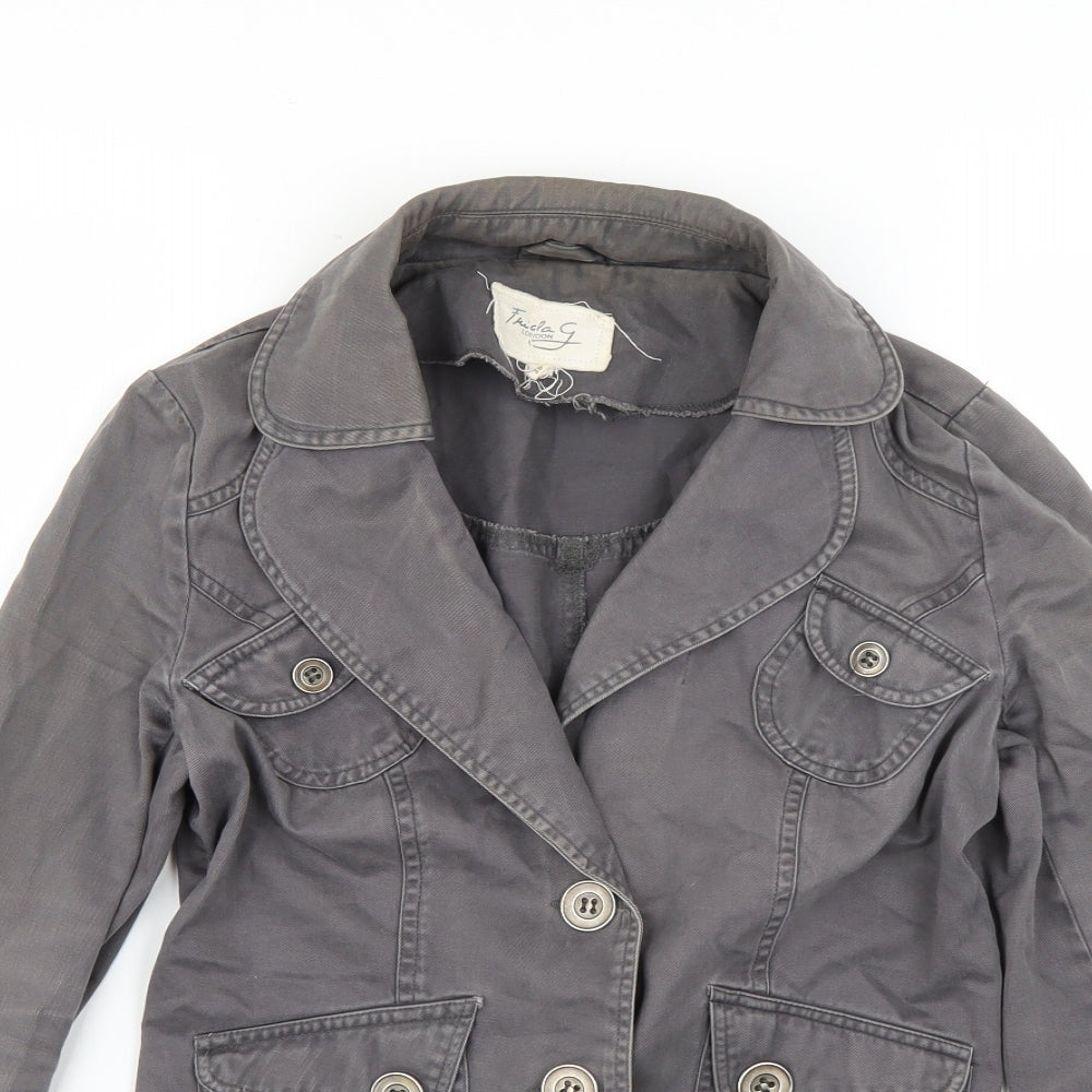fuida g Womens Brown   Jacket Coat Size 10