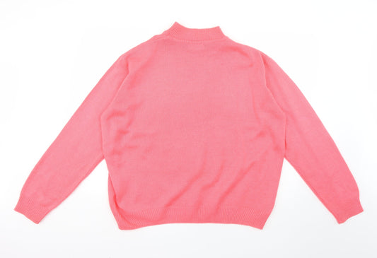 Womens UK Size 14 collection Pink Pullover Jumper