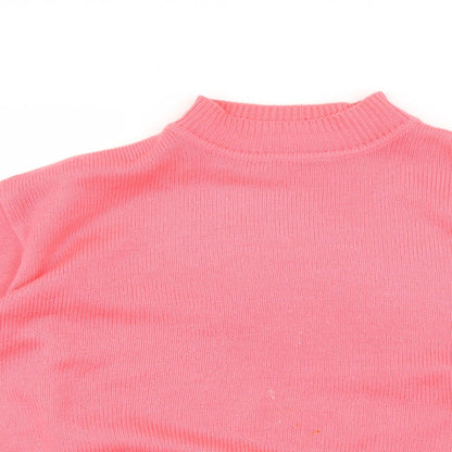 Womens UK Size 14 collection Pink Pullover Jumper