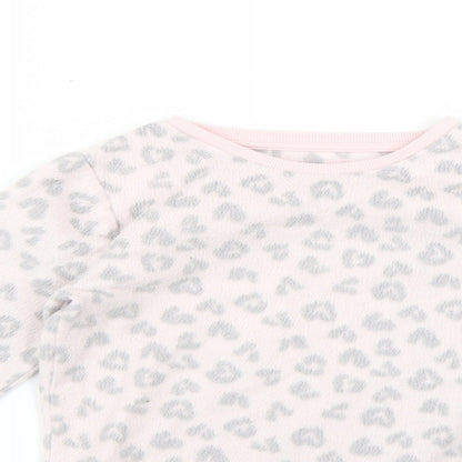 F&F Girls Multicoloured Animal Print  Top Pyjama Top Size 7-8 Years