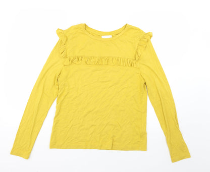 Joy Womens Yellow   Pullover Jumper Size 14