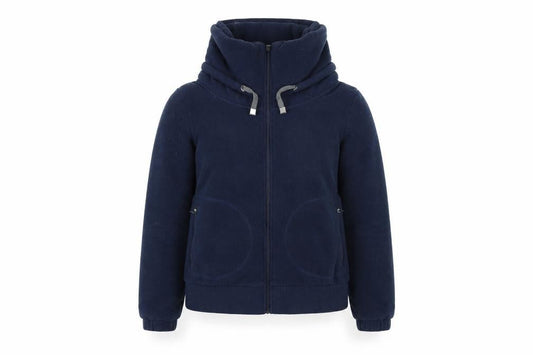 Front view of Platinum women’s blue jacket coat, size UK 12