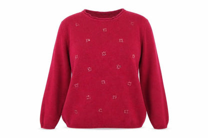 isle Womens Pink   Pullover Jumper Size 22
