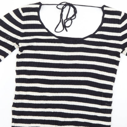 Womens UK Size 8 NEXT Multicoloured Basic T-Shirt