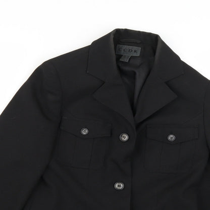 ccdk Womens Black   Jacket Blazer Size 8