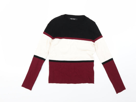 Womens UK Size 6 Select Multicoloured Pullover Jumper